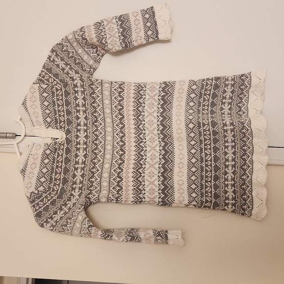 Tahari Toddler's Girl Striped Sweater Dress Size 4T - Picture 2 of 4